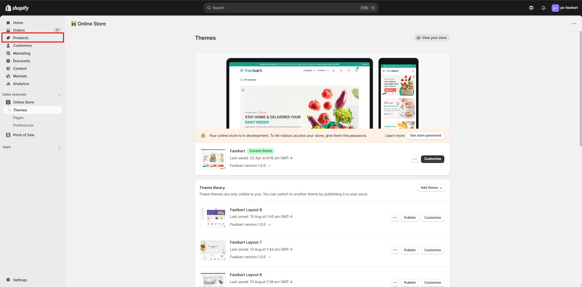 theme layout